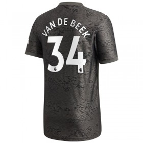 Fußballtrikots Manchester United Donny van de Beek 34 2020-2021 Kurzarm Auswärts-trikot kaufen